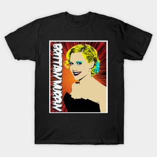 Brittany Murphy Pop Art Design T-Shirt